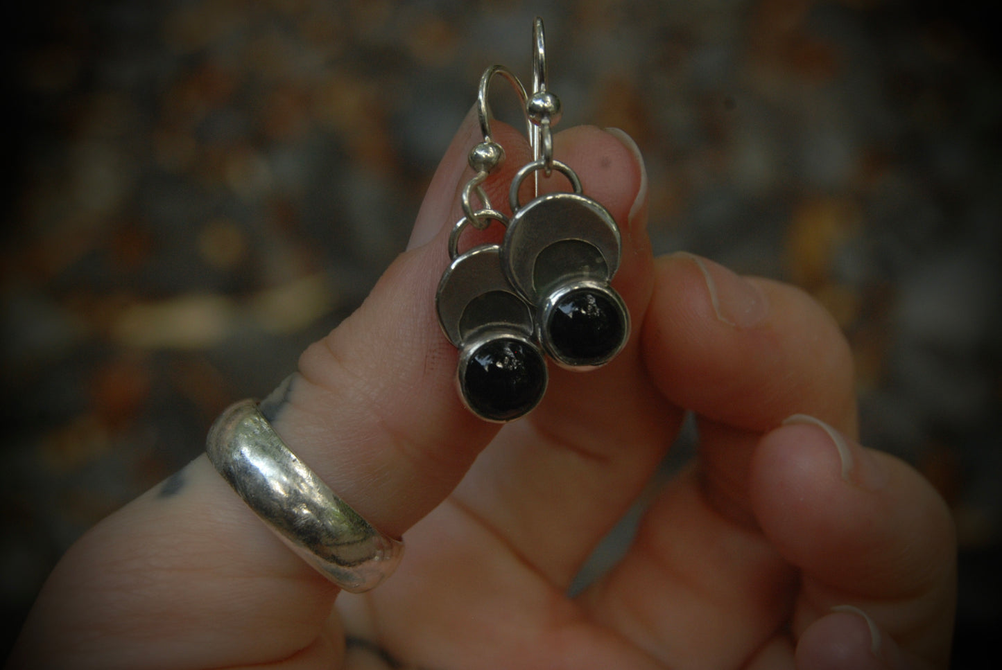 Moon Drop Earrings