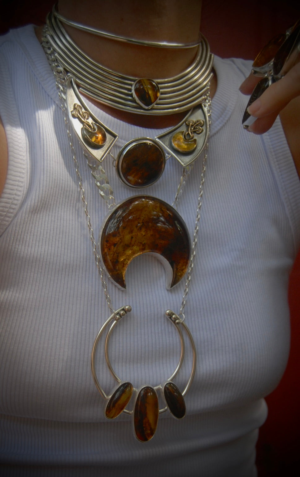 Small Stackable Neck Ring