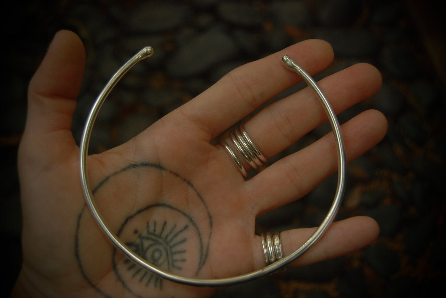 Small Stackable Neck Ring