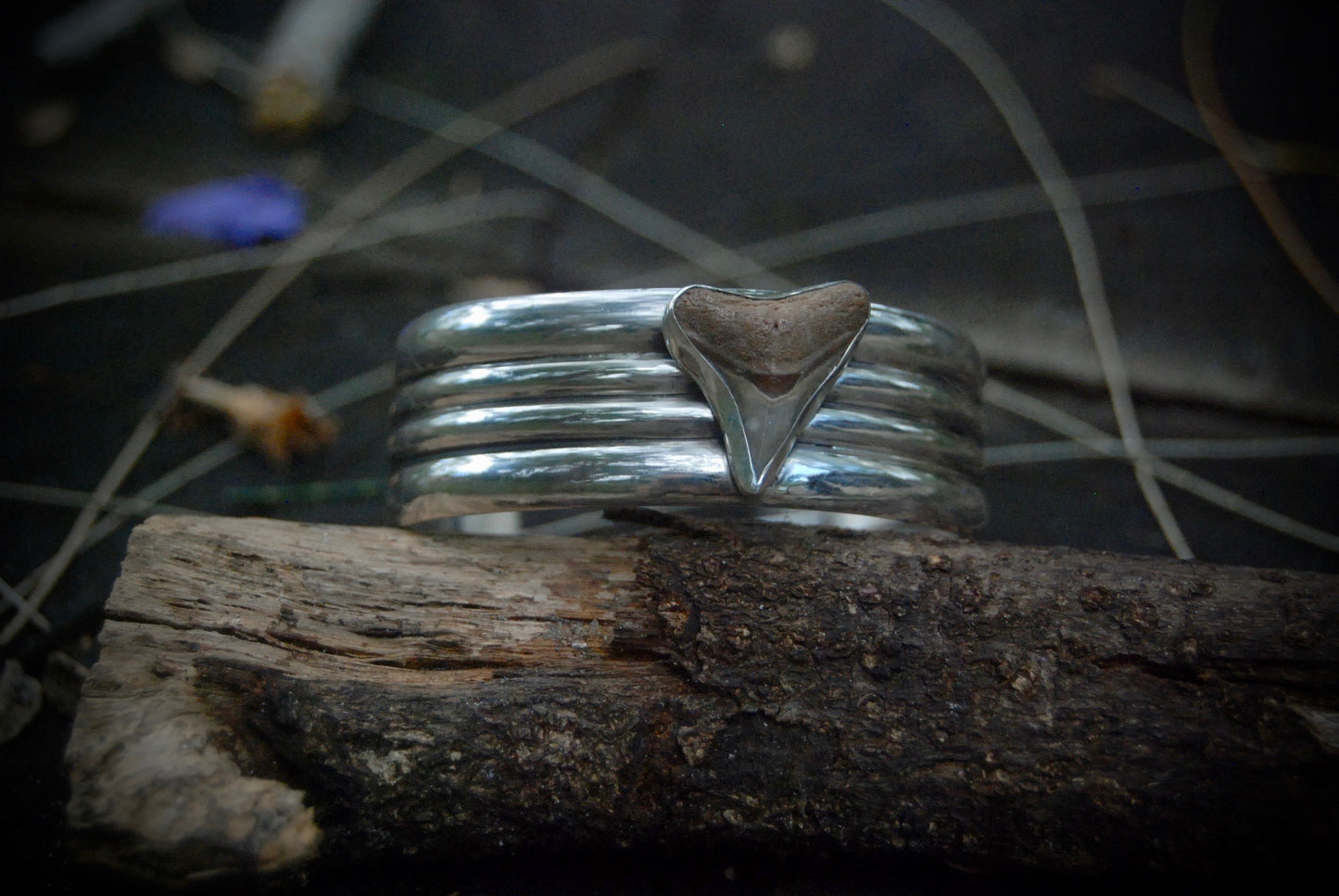 Solid AF Sharks tooth cuff