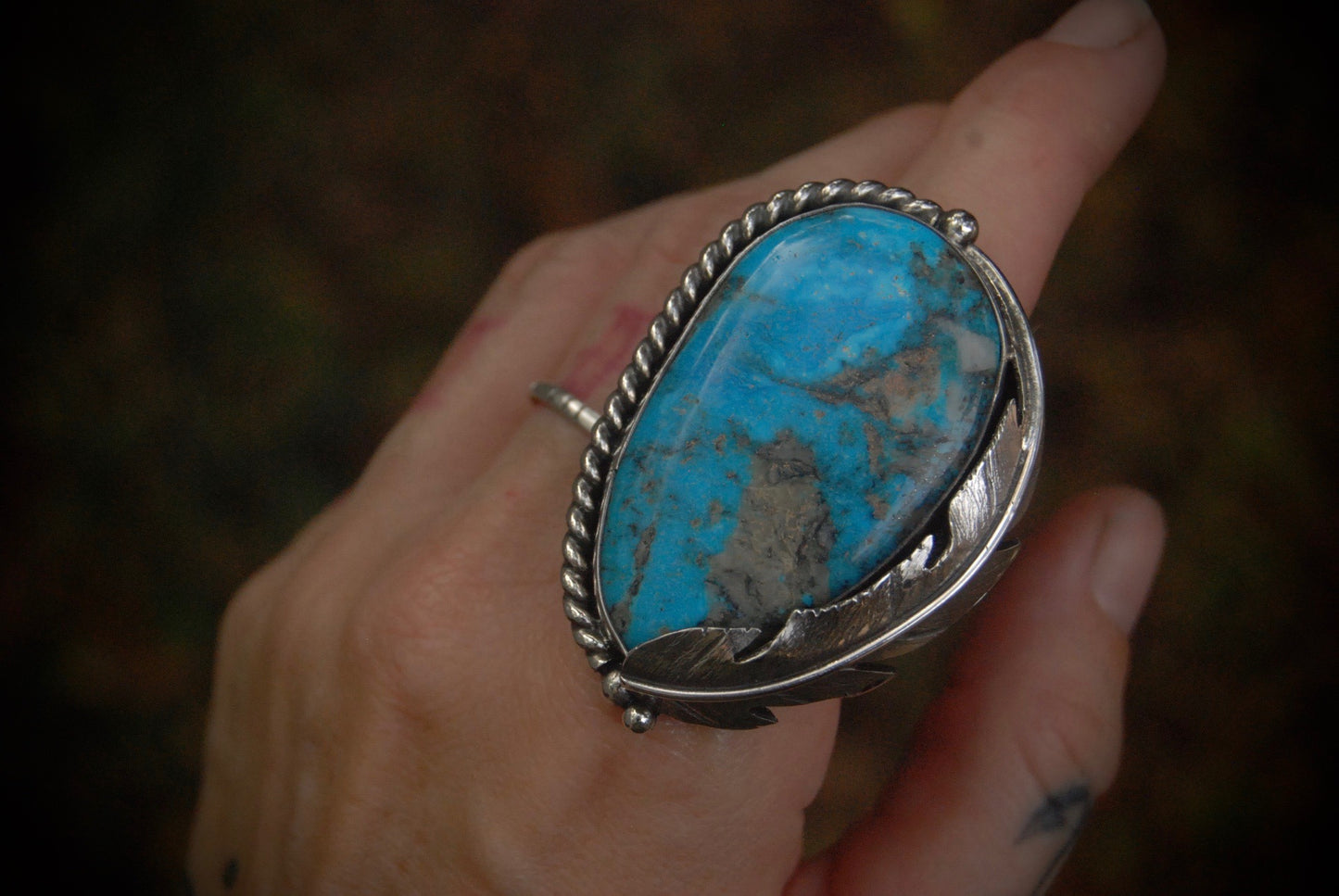 Feather Ring sz-7.75