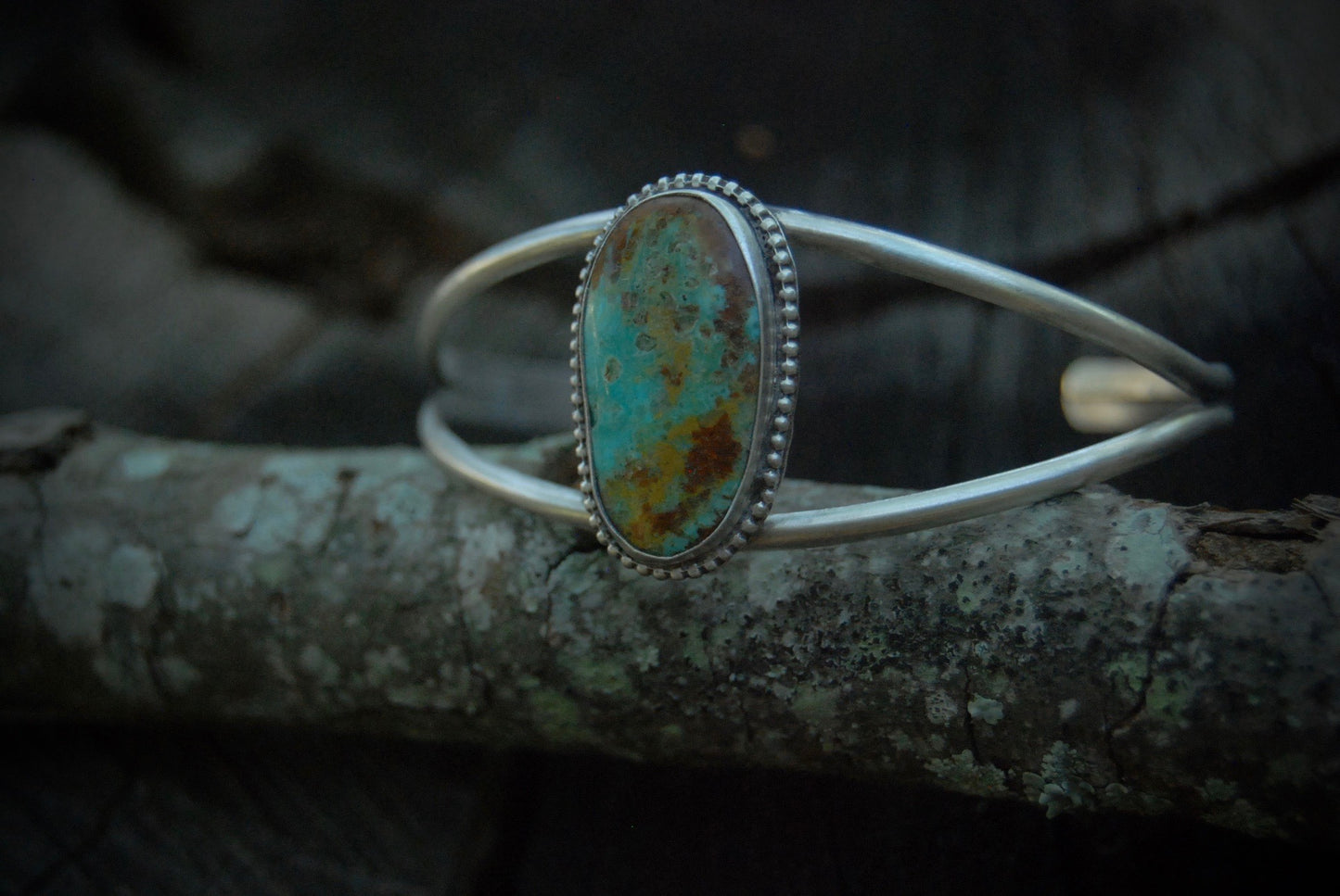 Turquoise stack bangle