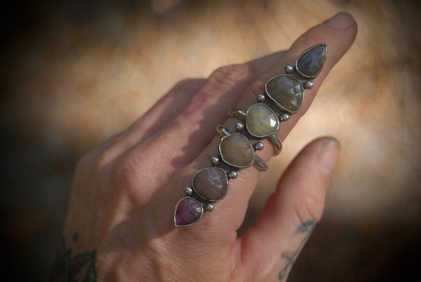 Chakra Sapphire Ring sz- 7.75
