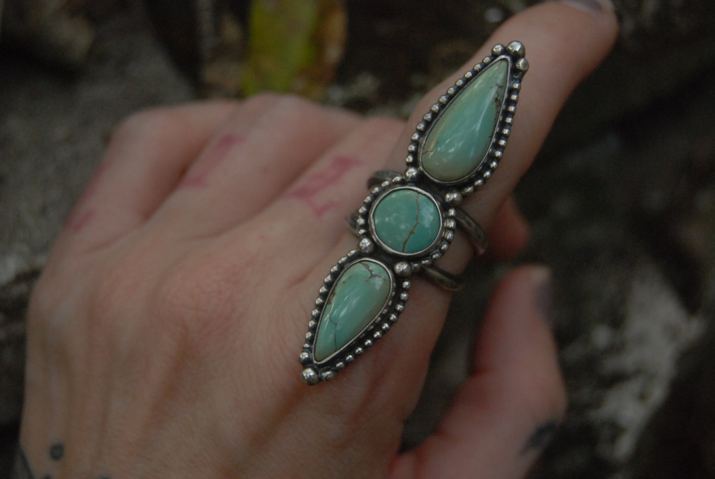 Elegant Turquoise Ring SZ- 7.25