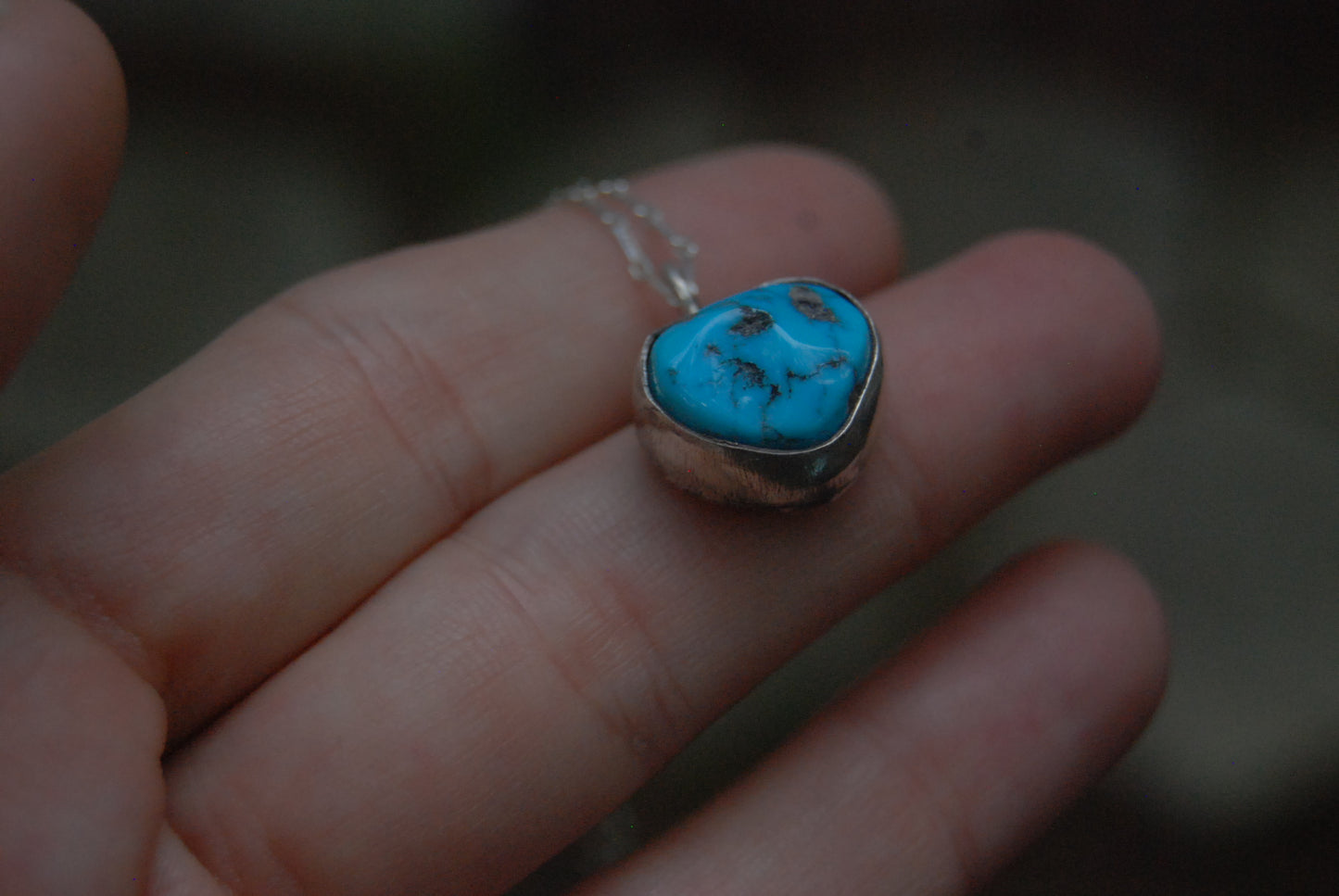 Sleeping Beauty Nugget Necklace