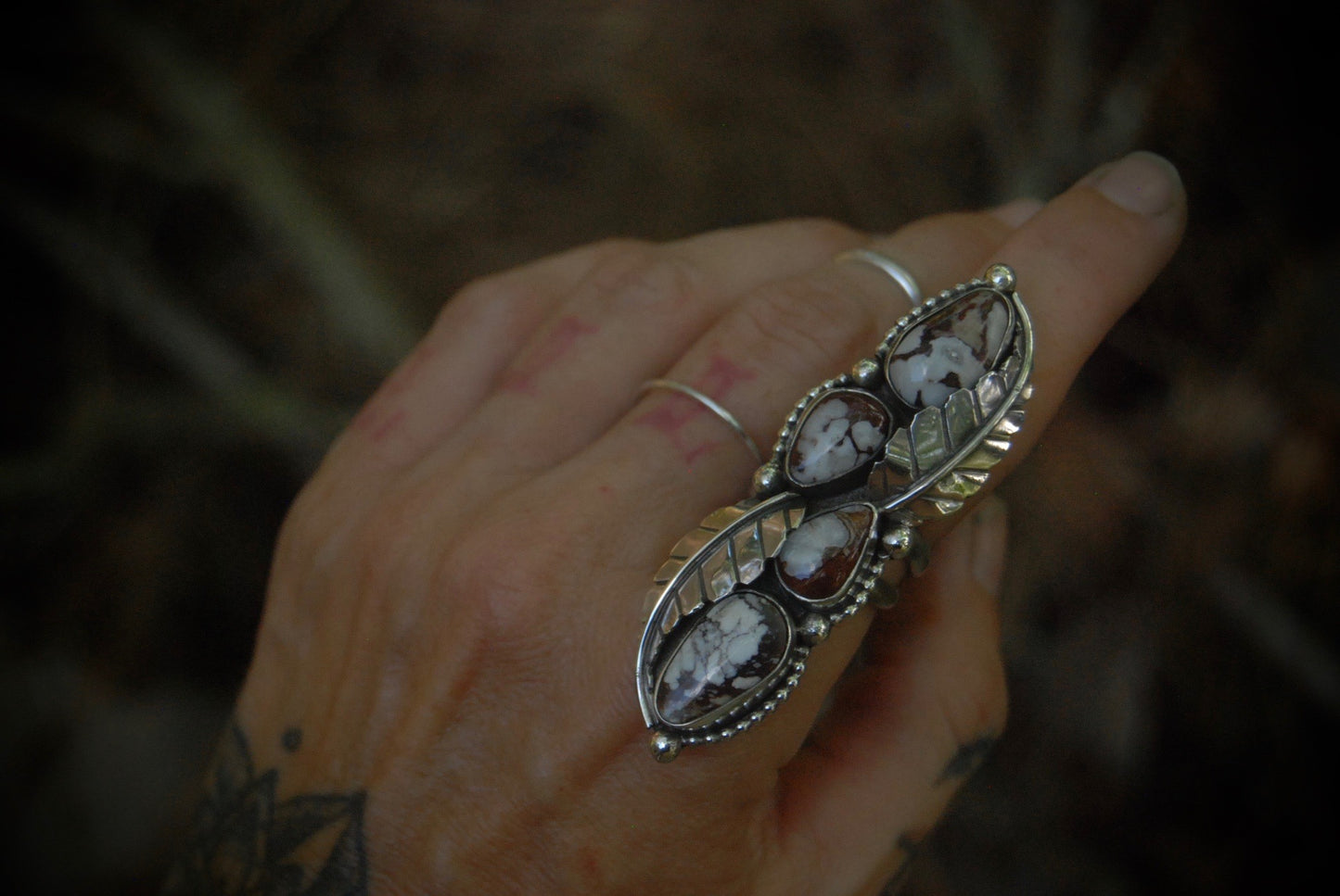 Leaf WH Ring sz-7