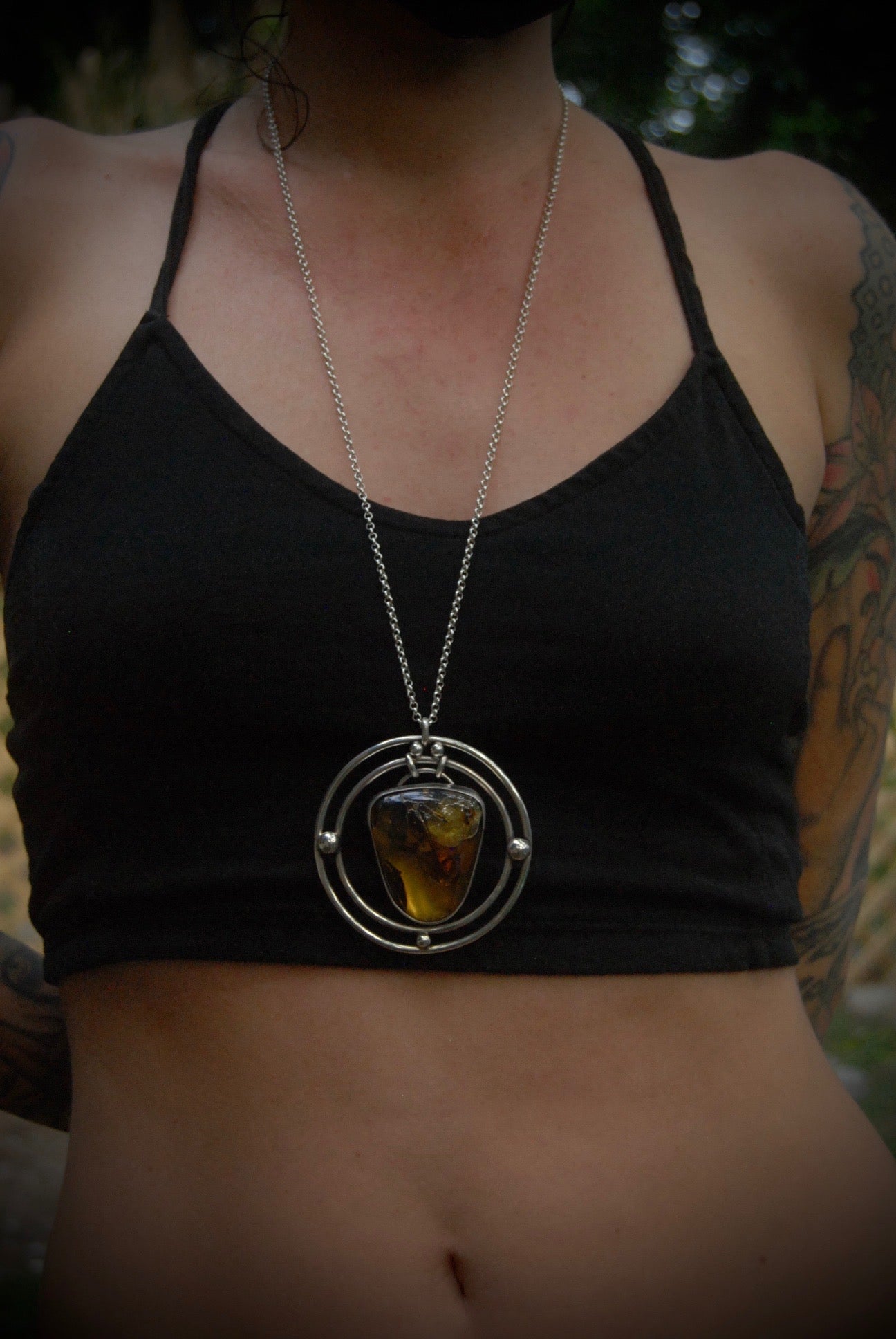 Hunter- Amber Necklace