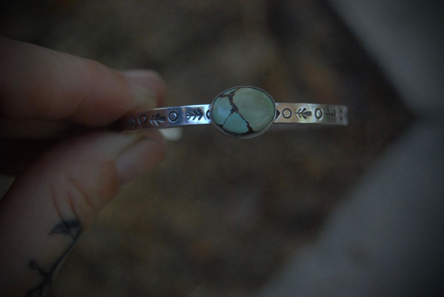 Stamped Forrest Cuff