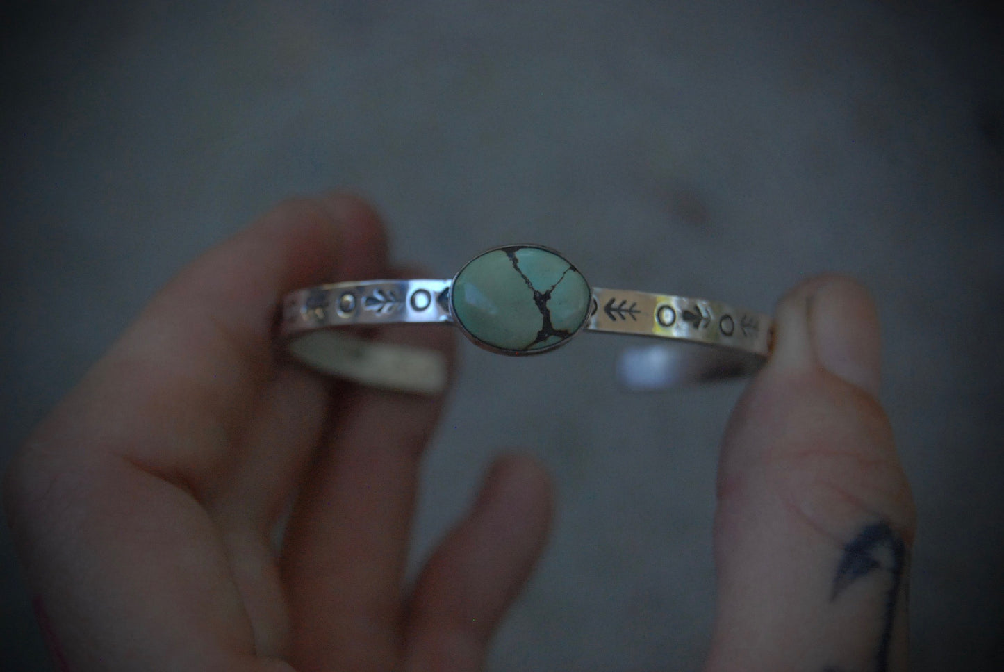 Stamped Forrest Cuff