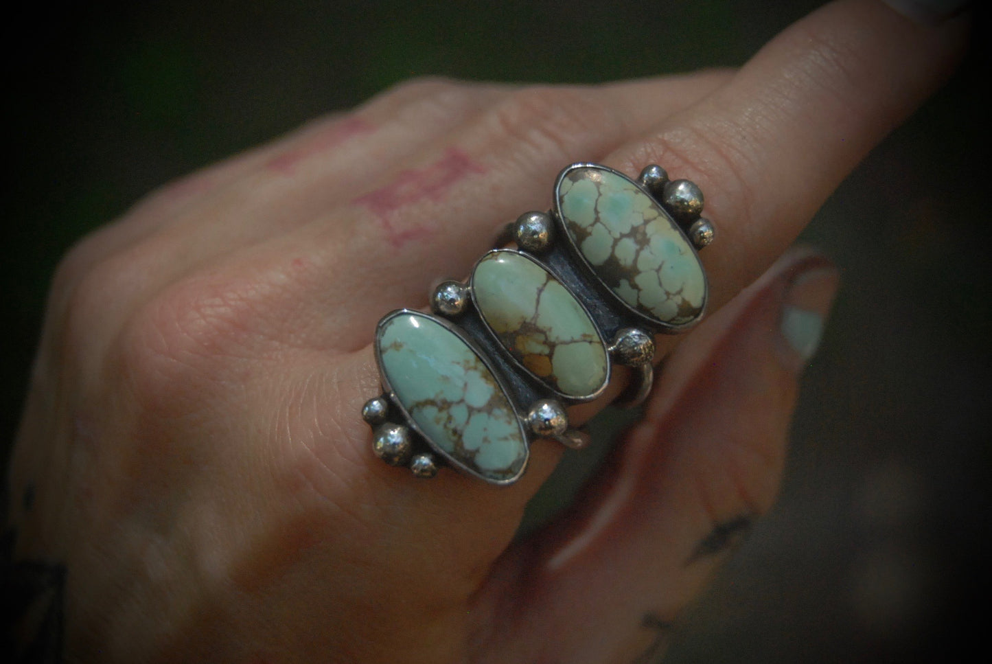 Edrie, Turquoise Ring sz- 7