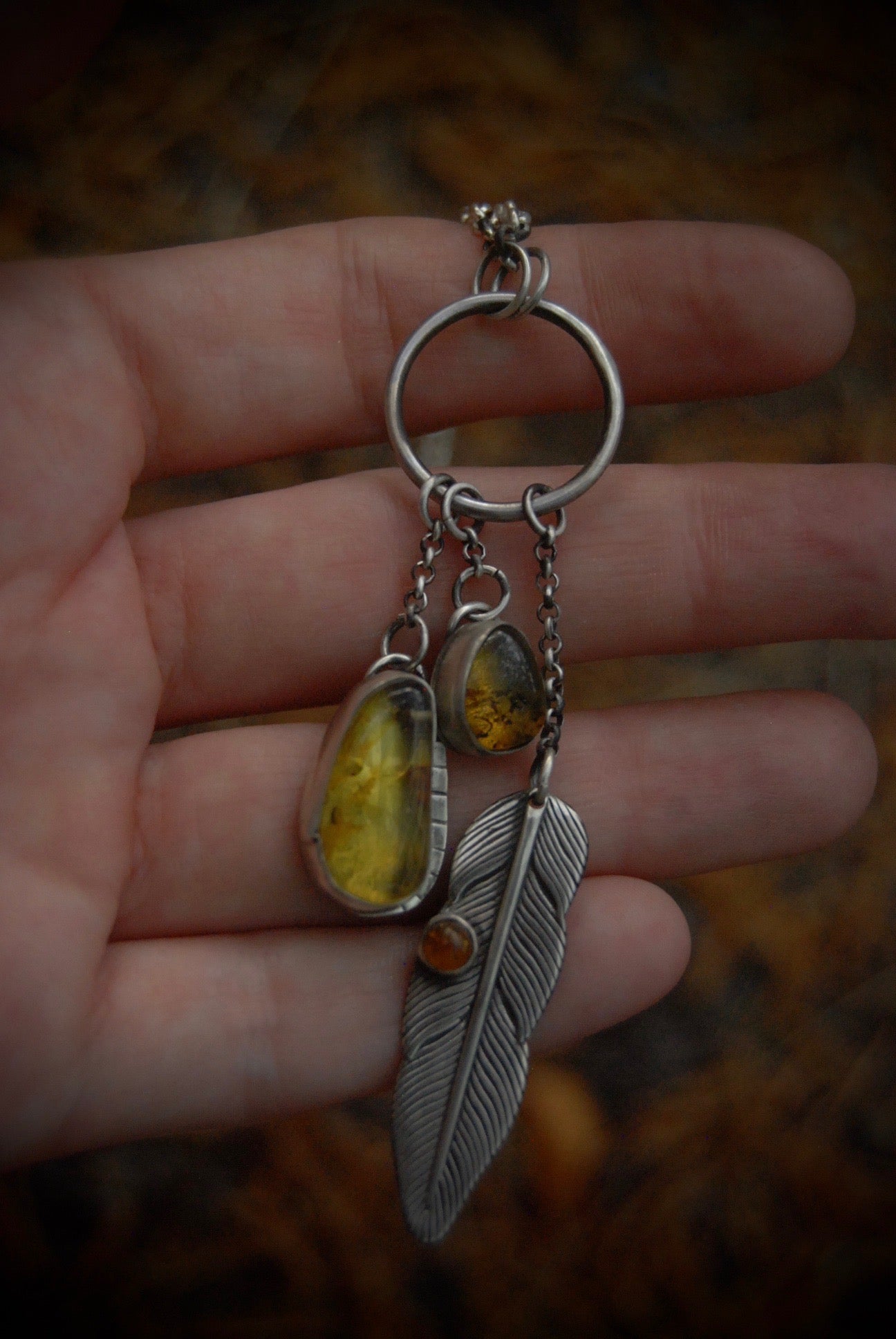 Amber Talisman Necklace 2