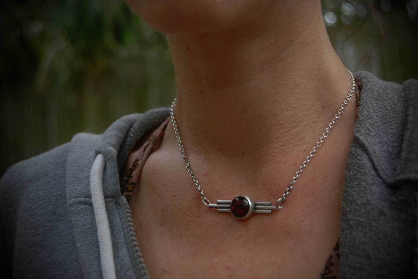 Red Amber Horizon Choker