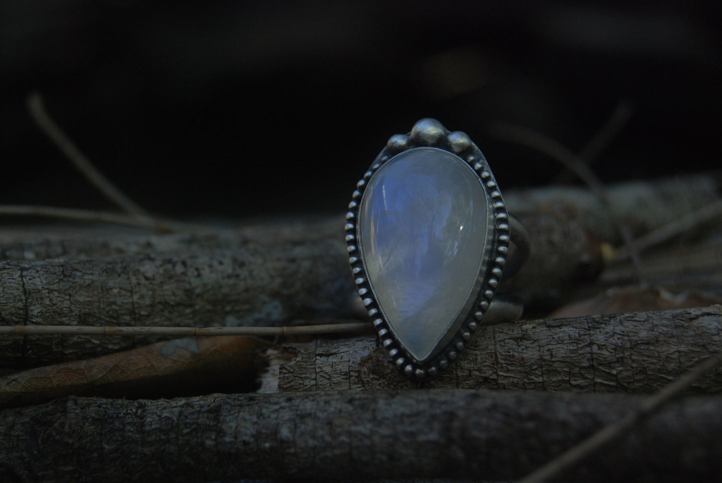 Siren- Angelic drop ring