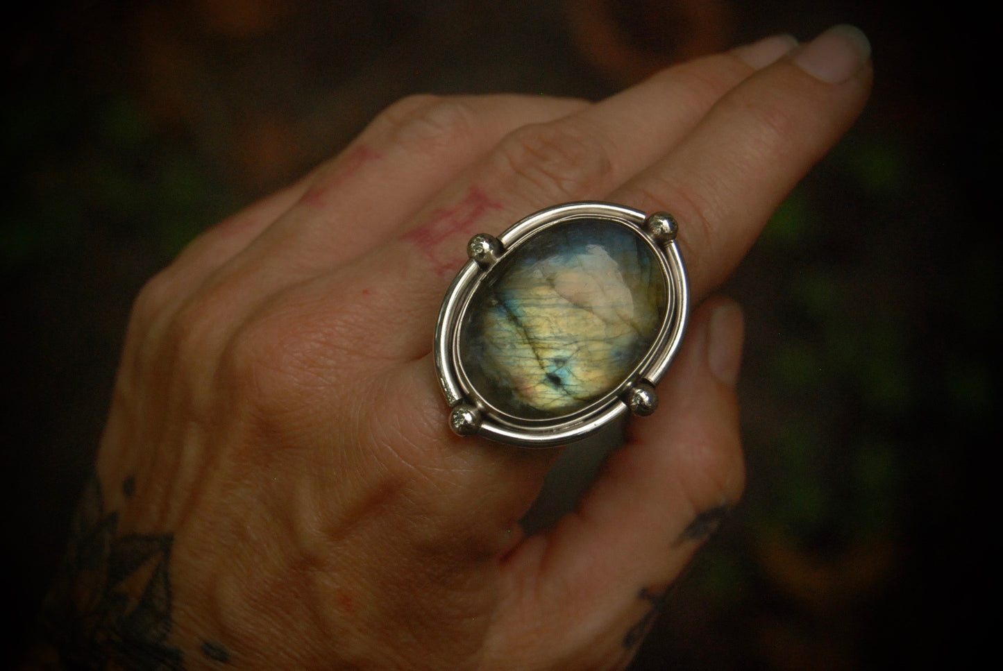 Compass Ring sz-7.25