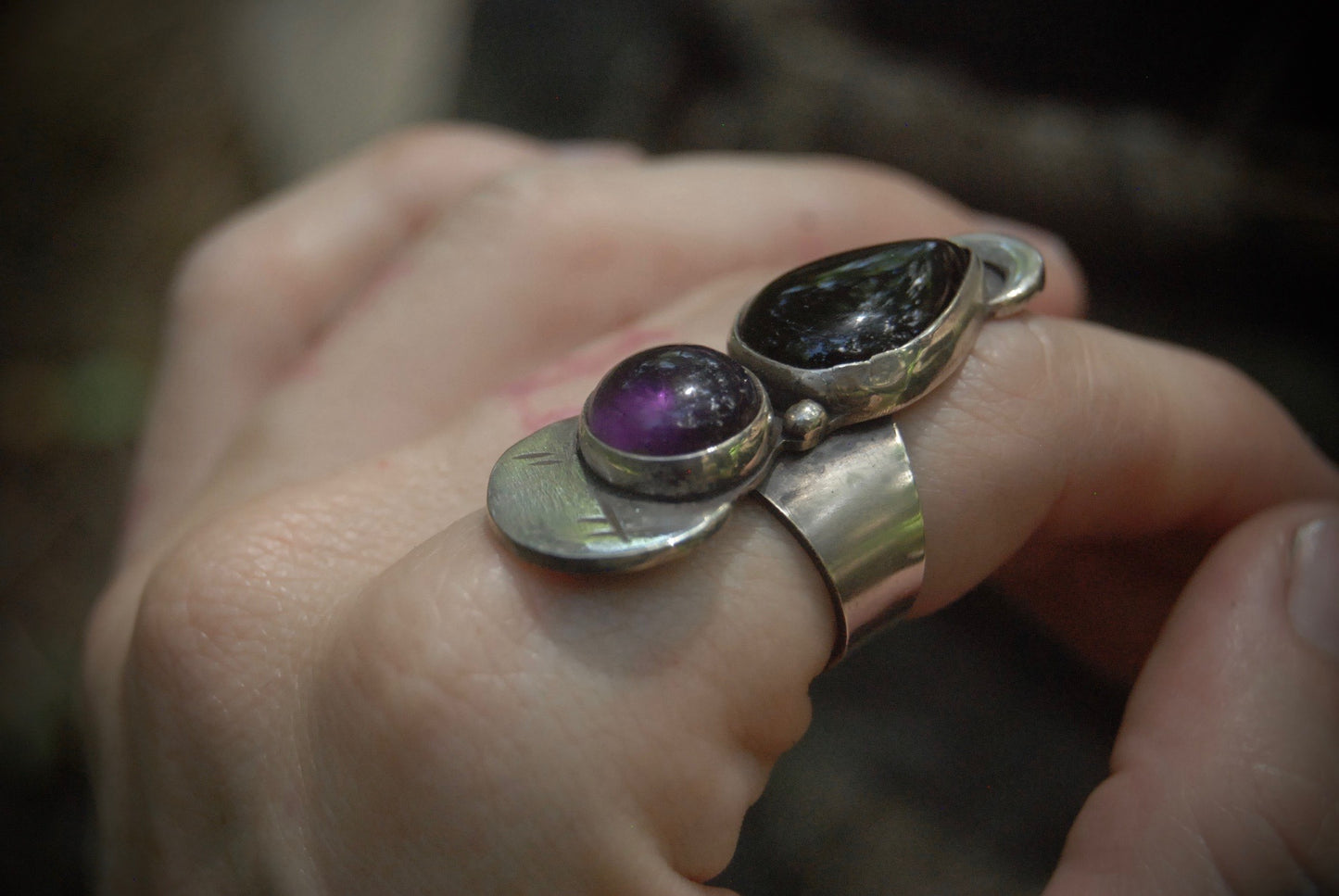 my darling moon ring |size-6.5|