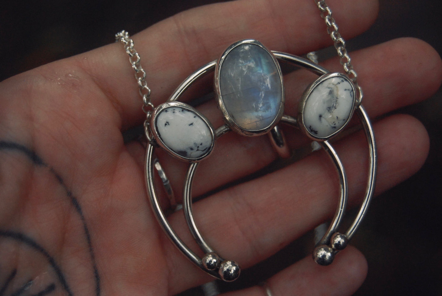 Moonstone and Dendritic Naja