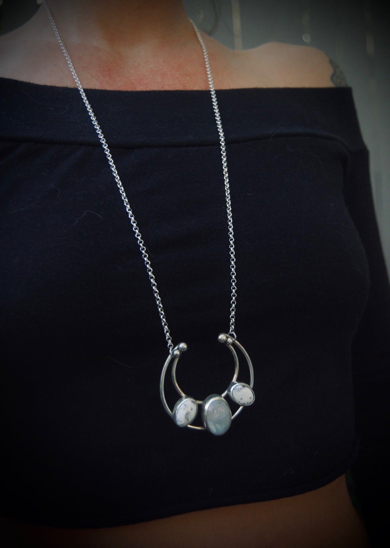 Moonstone and Dendritic Naja