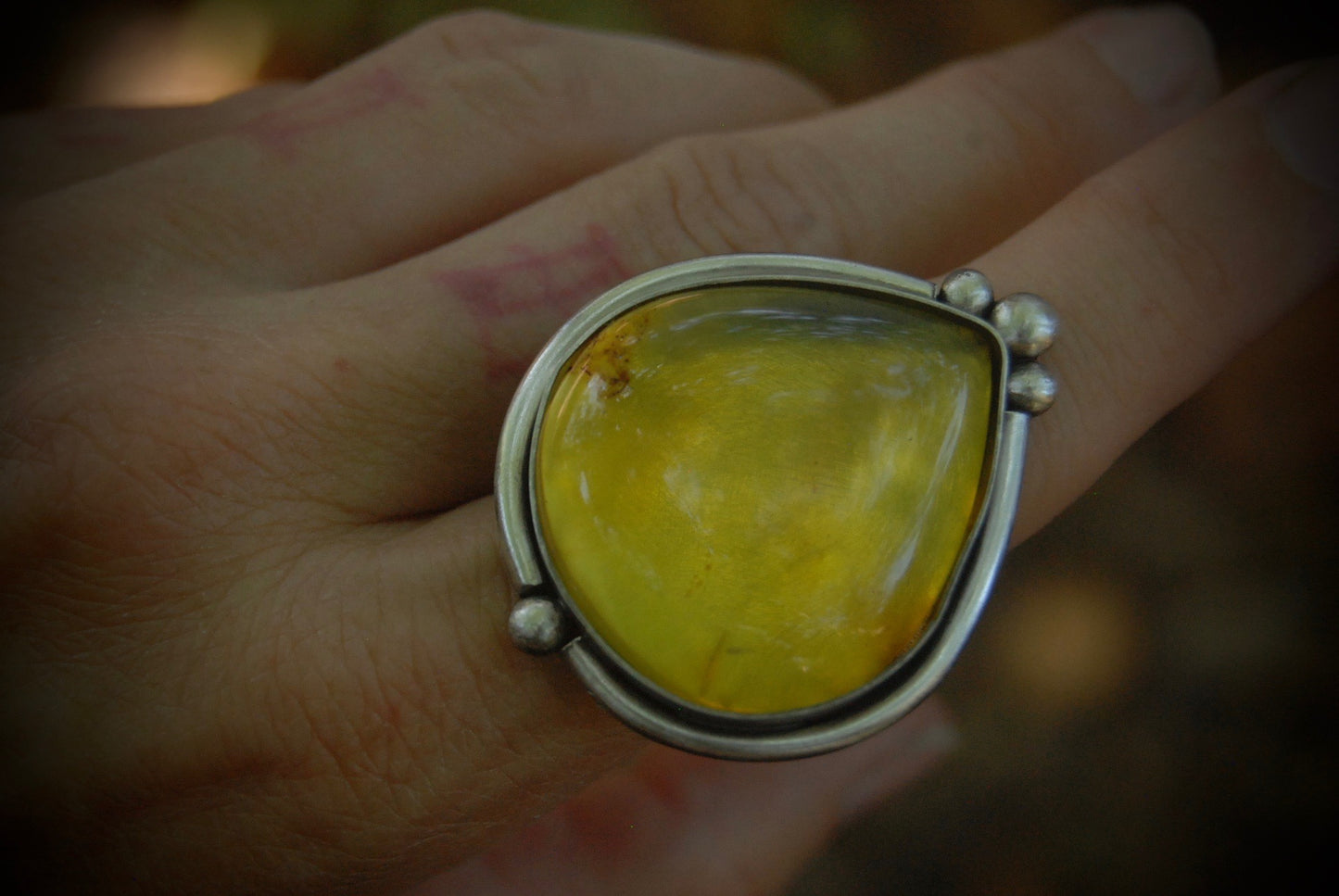 MTO Amber Ring or Necklace