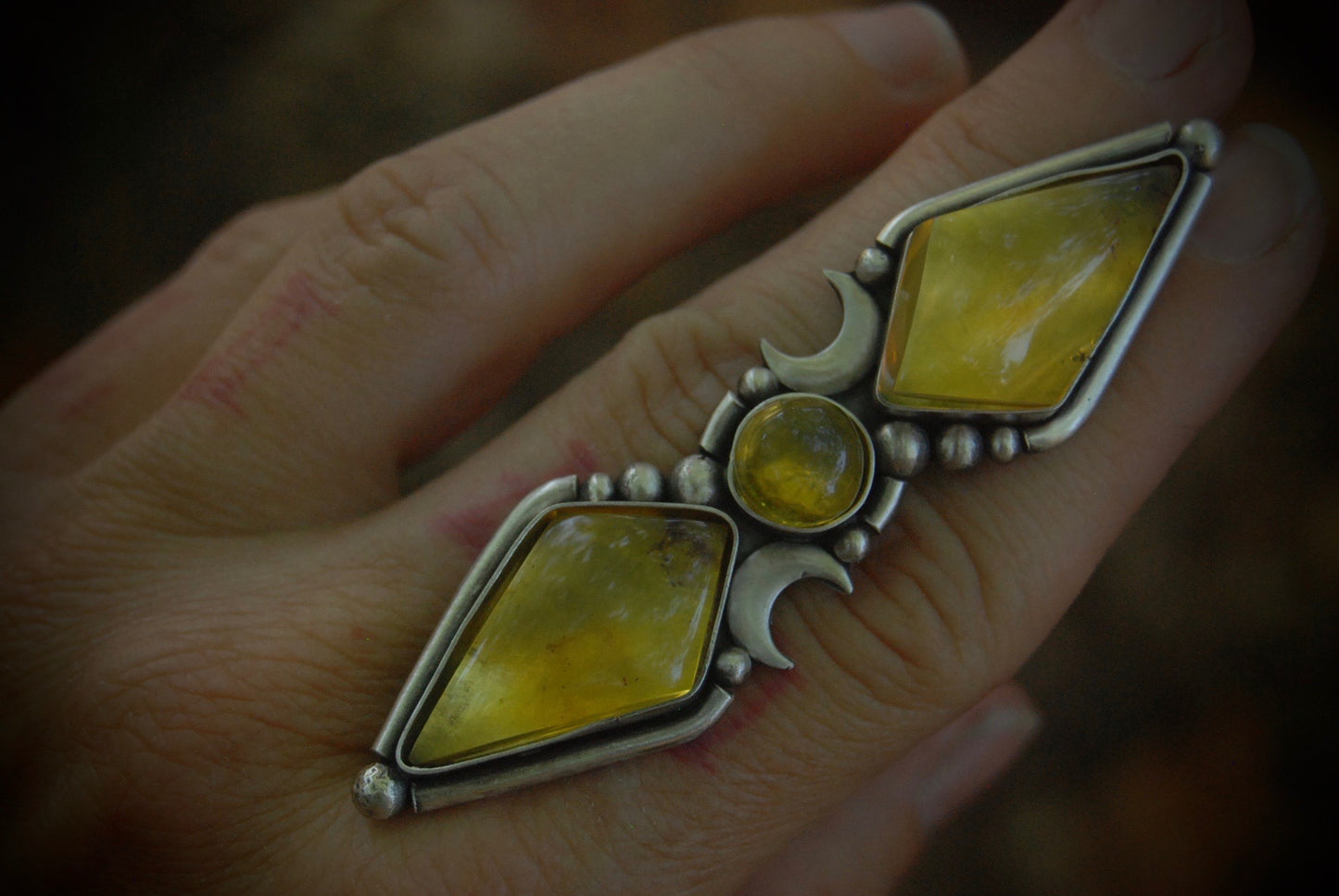 MTO Amber Ring or Necklace