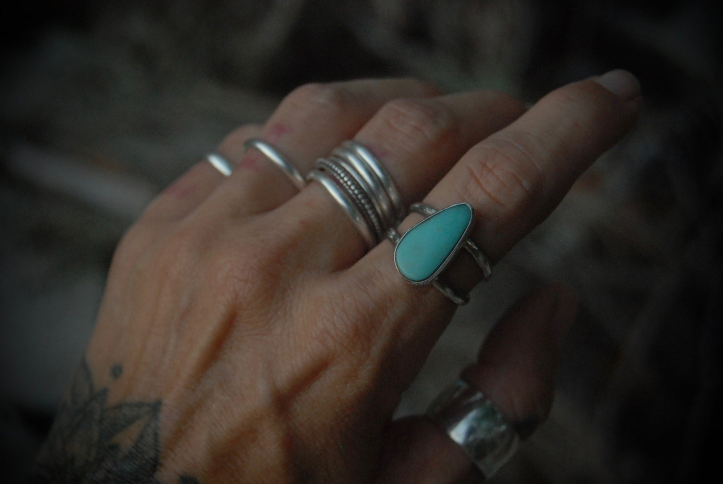Turquoise Stack sz-7.75