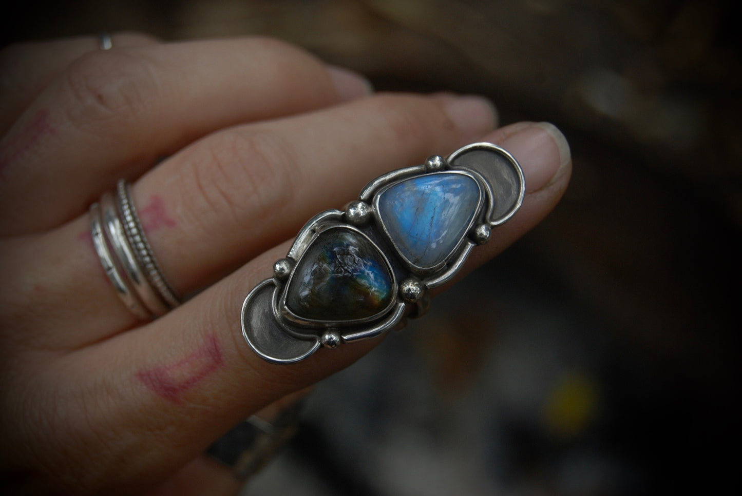 Two Moons Ring sz-5