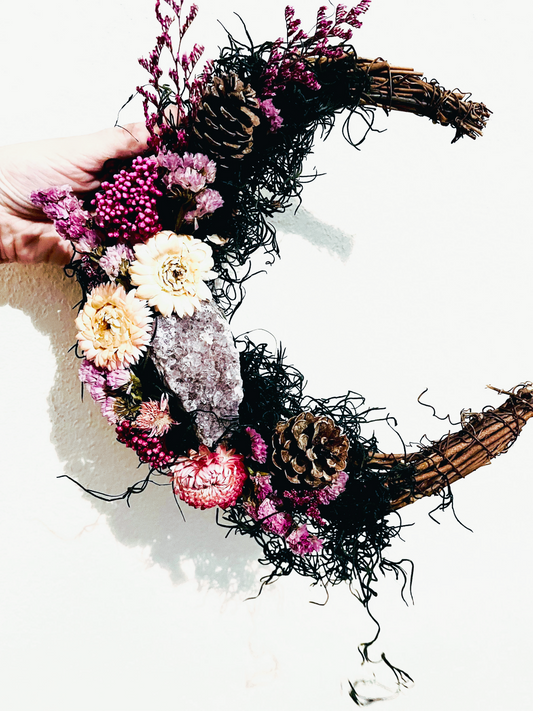 Crystal Moon Wreath