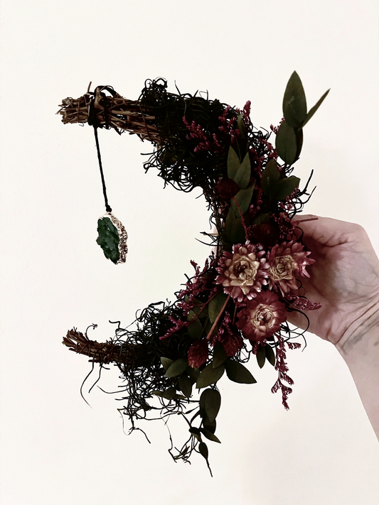 Crystal Moon Wreath
