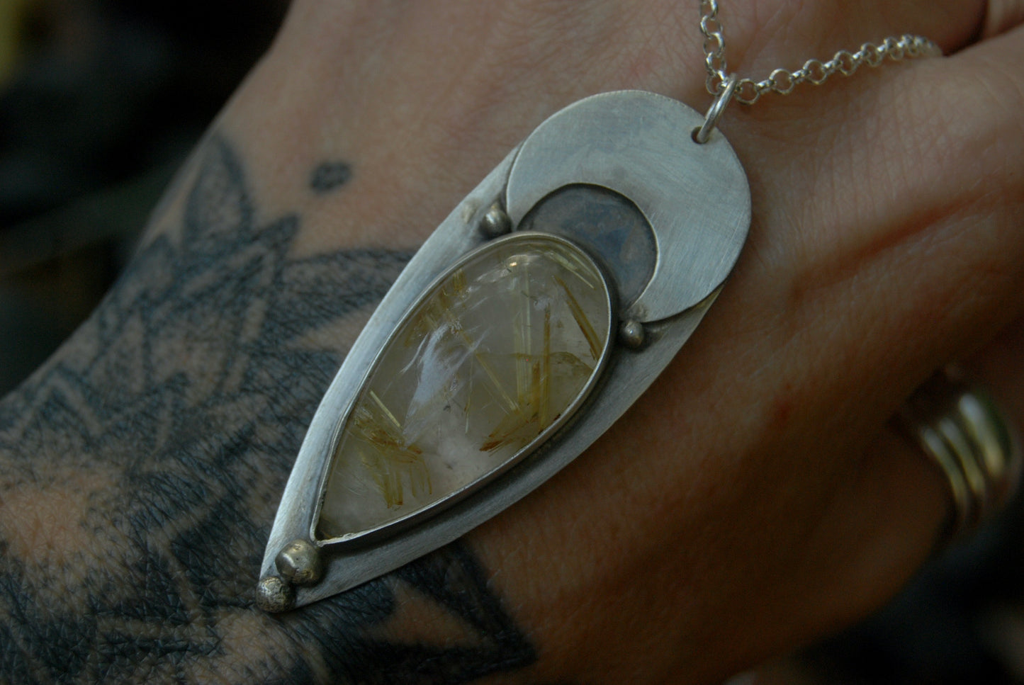 Rutilated Quartz Necklace
