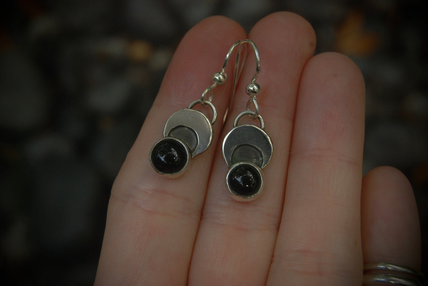 Moon Drop Earrings