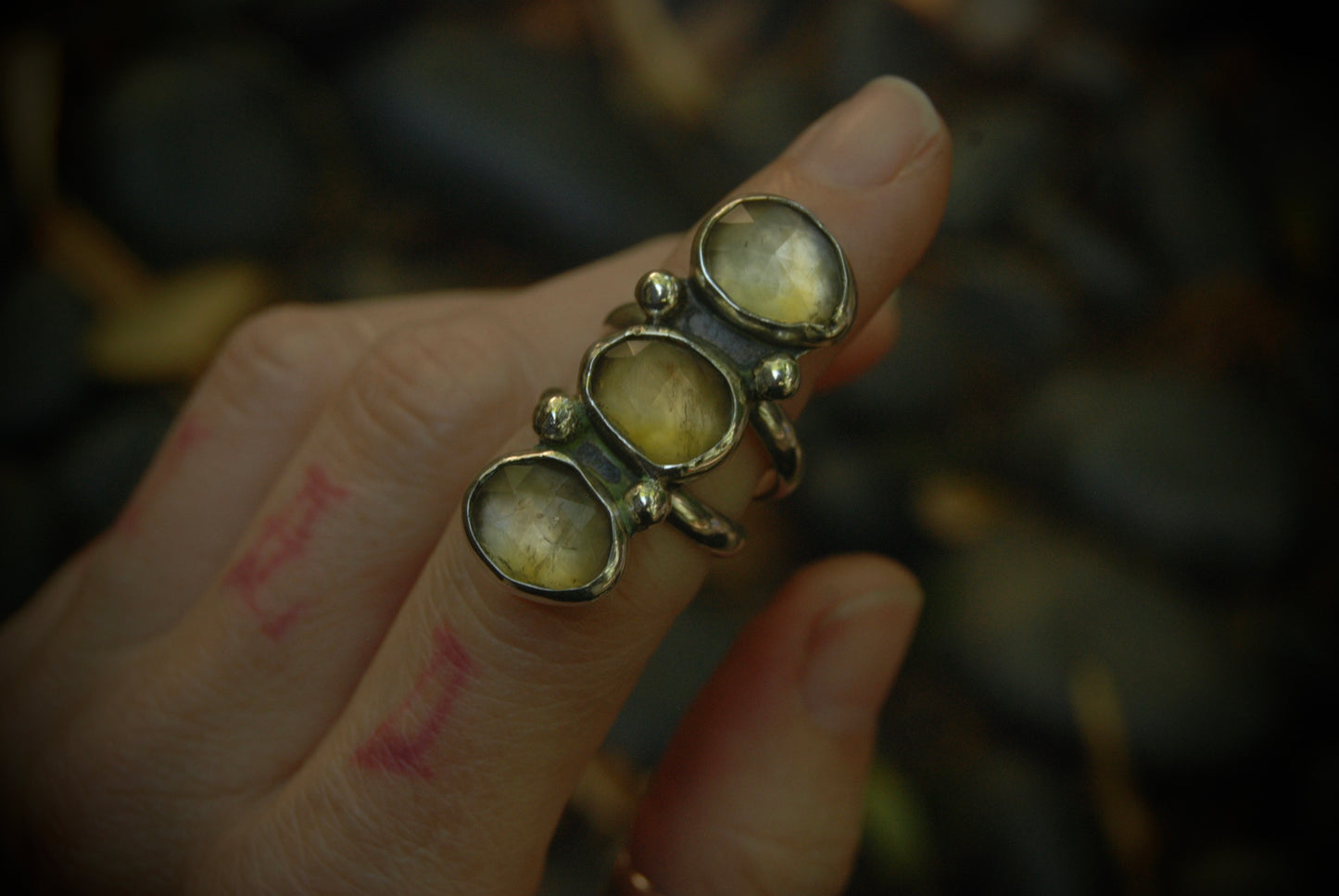 Pale Citrine Ring