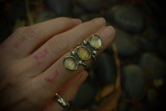 Pale Citrine Ring