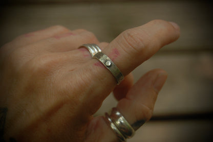 Stargazer wide stack ring sz- 6.75