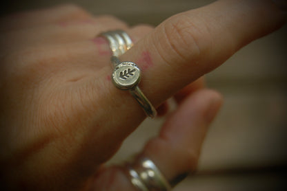 Tree nugget stack ring sz- 8