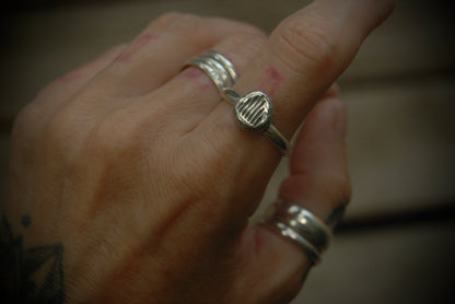 Rain stack ring sz-9.5