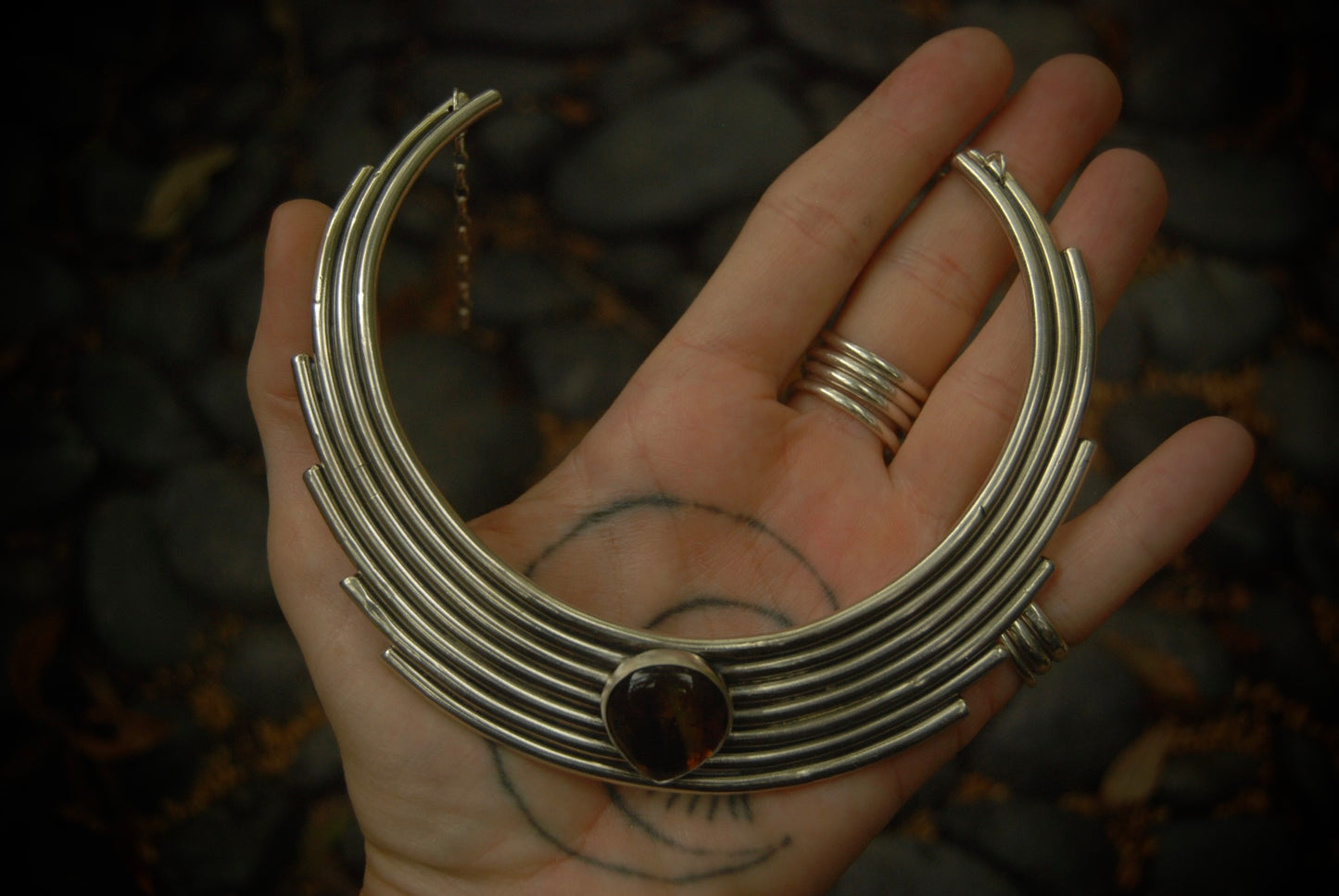 Amber Sunset Choker