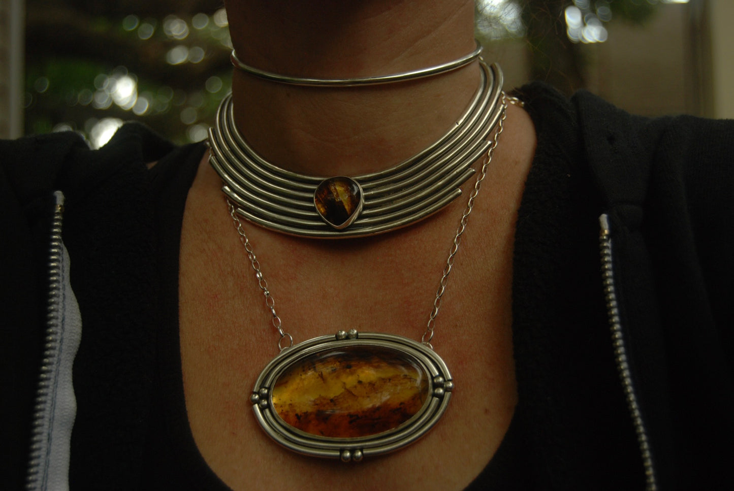 Amber Sunset Choker