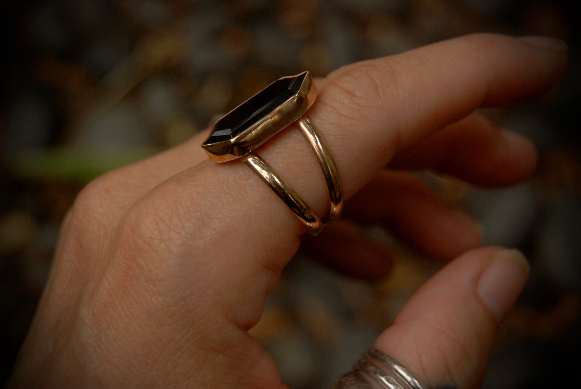 Gold Fill Hexagon Ring