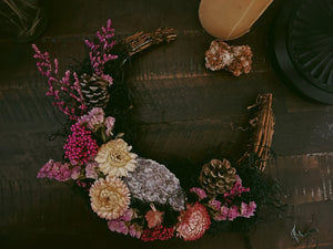 Crystal Moon Wreath