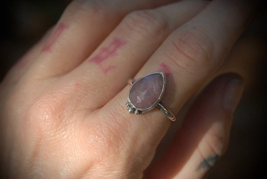 Pink Sapphire Ring sz-7.75