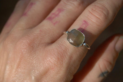 Earth Sapphire Ring sz-9