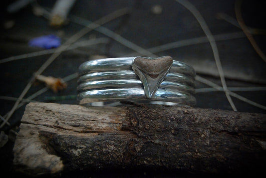 Solid AF Sharks tooth cuff