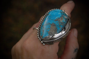 Feather Ring sz-7.75