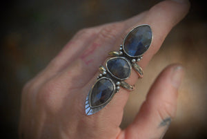 Oceans Sapphire Ring sz-8