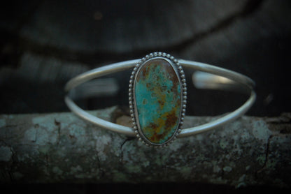 Turquoise stack bangle