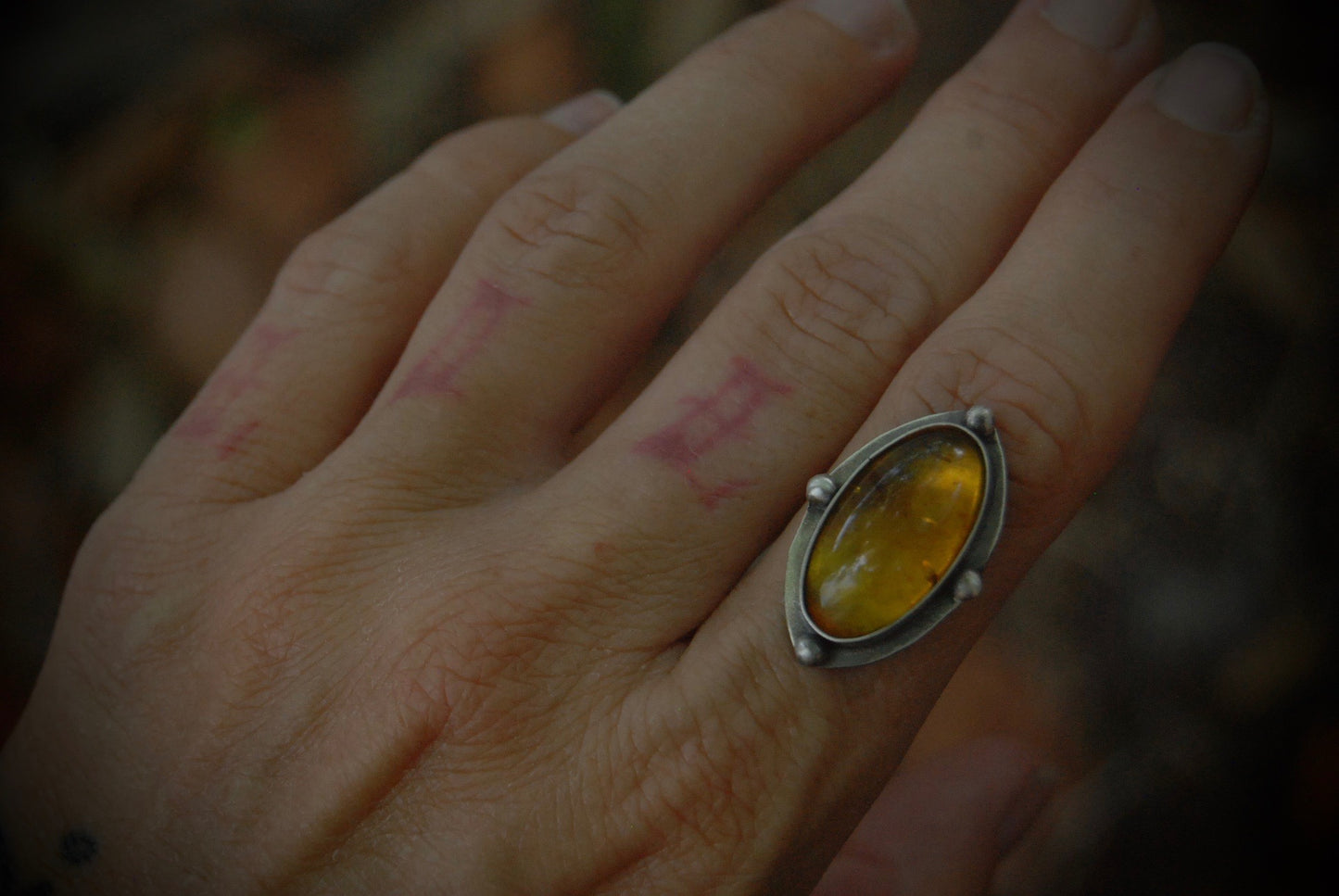 MTO Amber Ring or Necklace