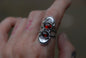 Amber moon ring