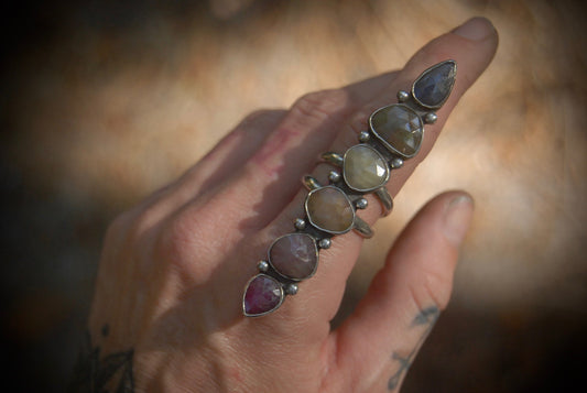 Chakra Sapphire Ring sz- 7.75