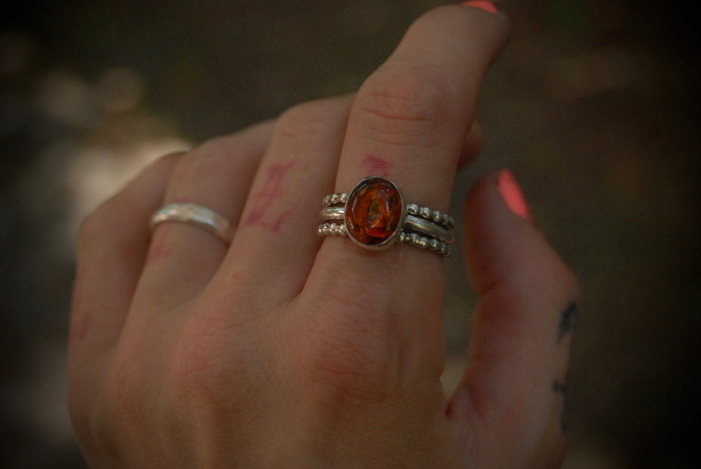 Made To Order Amber Stack Set