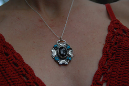 Morenci moon pendant