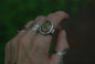 Repousse shadow box ring